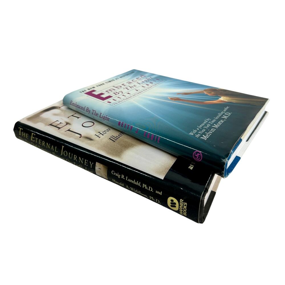 Two VTG HC Afterlife NDE Experience Books Bundle - Eternal Journey & Embraced